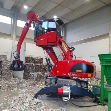 Cable powered material handlers