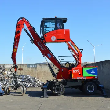 Battery powered material handlers