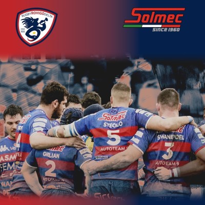 SOLMEC celebra il 15° scudetto della Rugby Rovigo